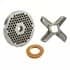 Kit Disco E Faca Cruzeta E Arruela Para Moedor Carne 22 5mm