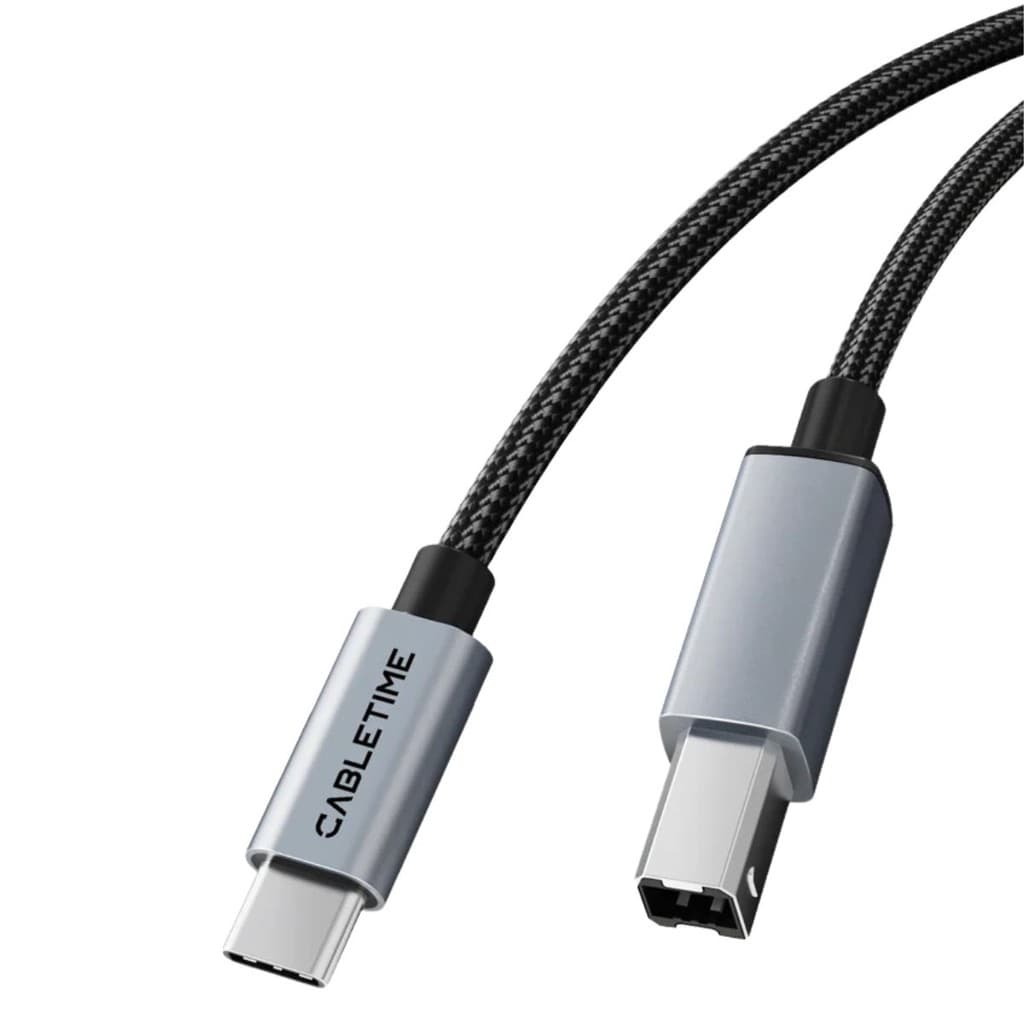 Cabo USB C Para Impressora Universal Tipo B Para Hp Epson 50cm