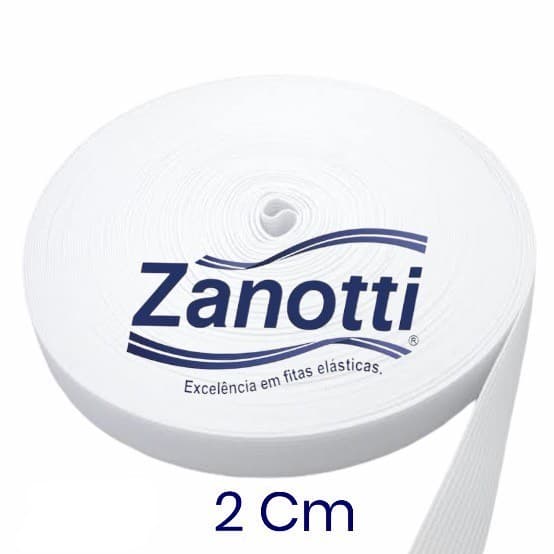Elástico 2 Cm Branco Zanotti Roupa Infantil Calça Bermuda lençol