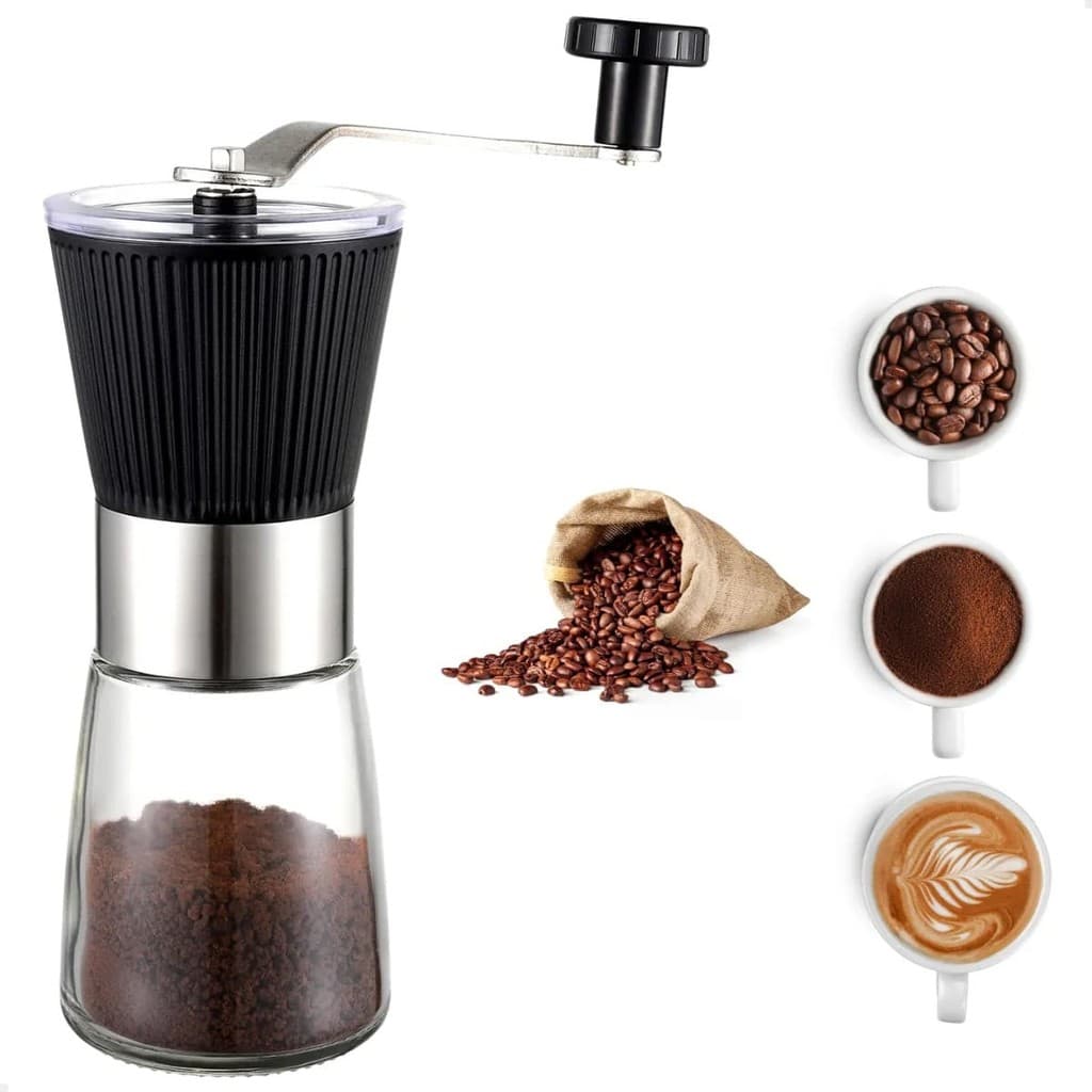 Moedor Triturador De Café Grãos Manual Regulável - Envio Rápido!