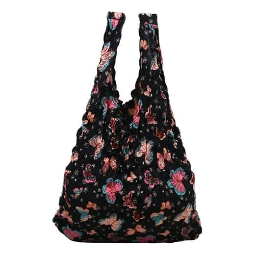 Bolsa Sacola Magica Estica Reutilizavel Grande Preta Borbol
