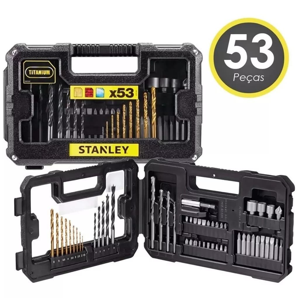 Jogo De Bits E Brocas 53 Pcs Stanley Sta7223-Xj