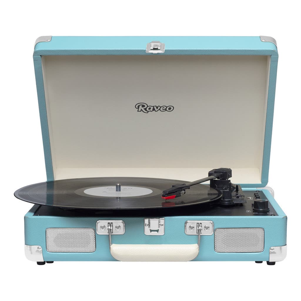 Vitrola Raveo Sonetto Chrome Retrô Toca Discos Vinil Light