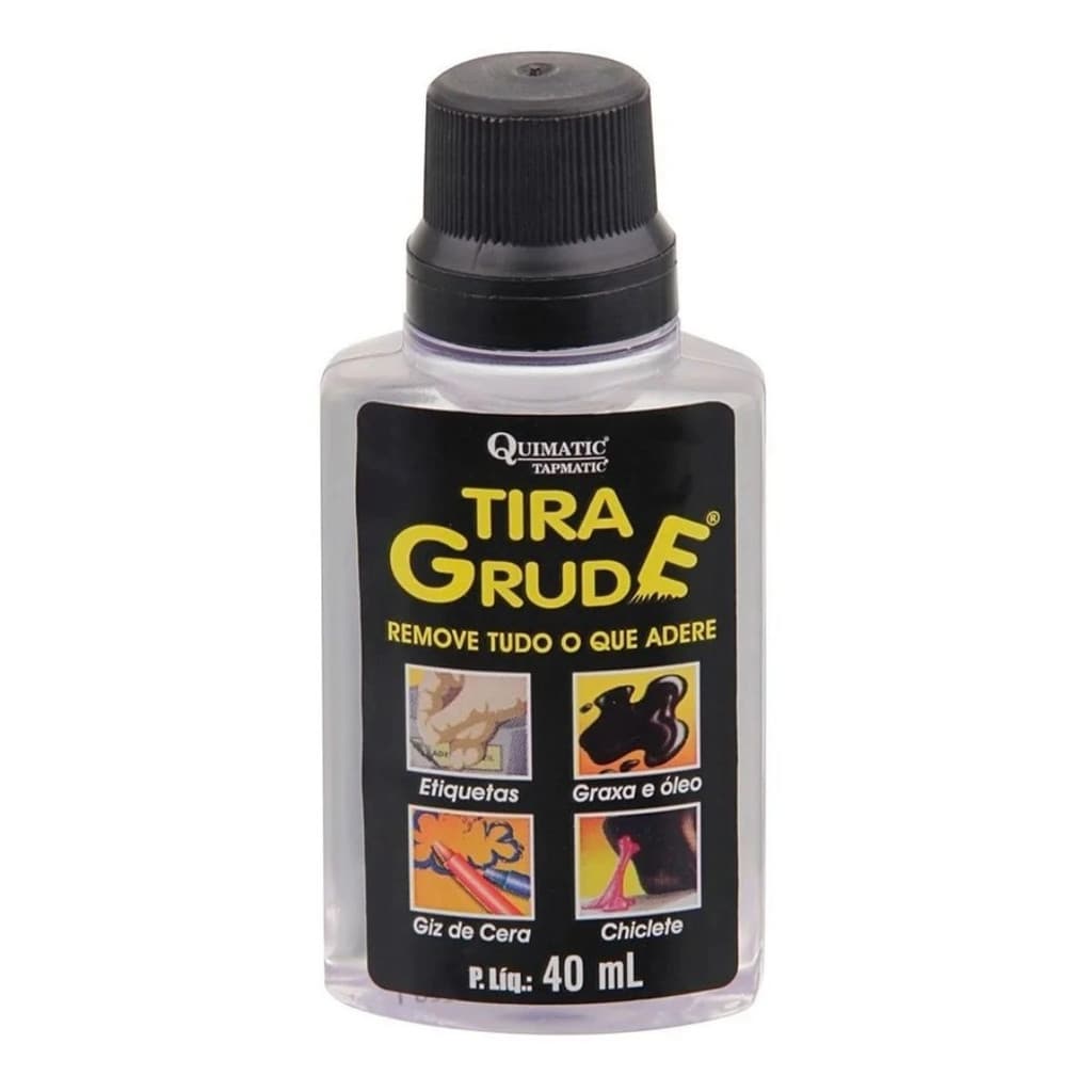 Tira Grude Removedor de Etiquetas Ecológico 40ml Quimatic