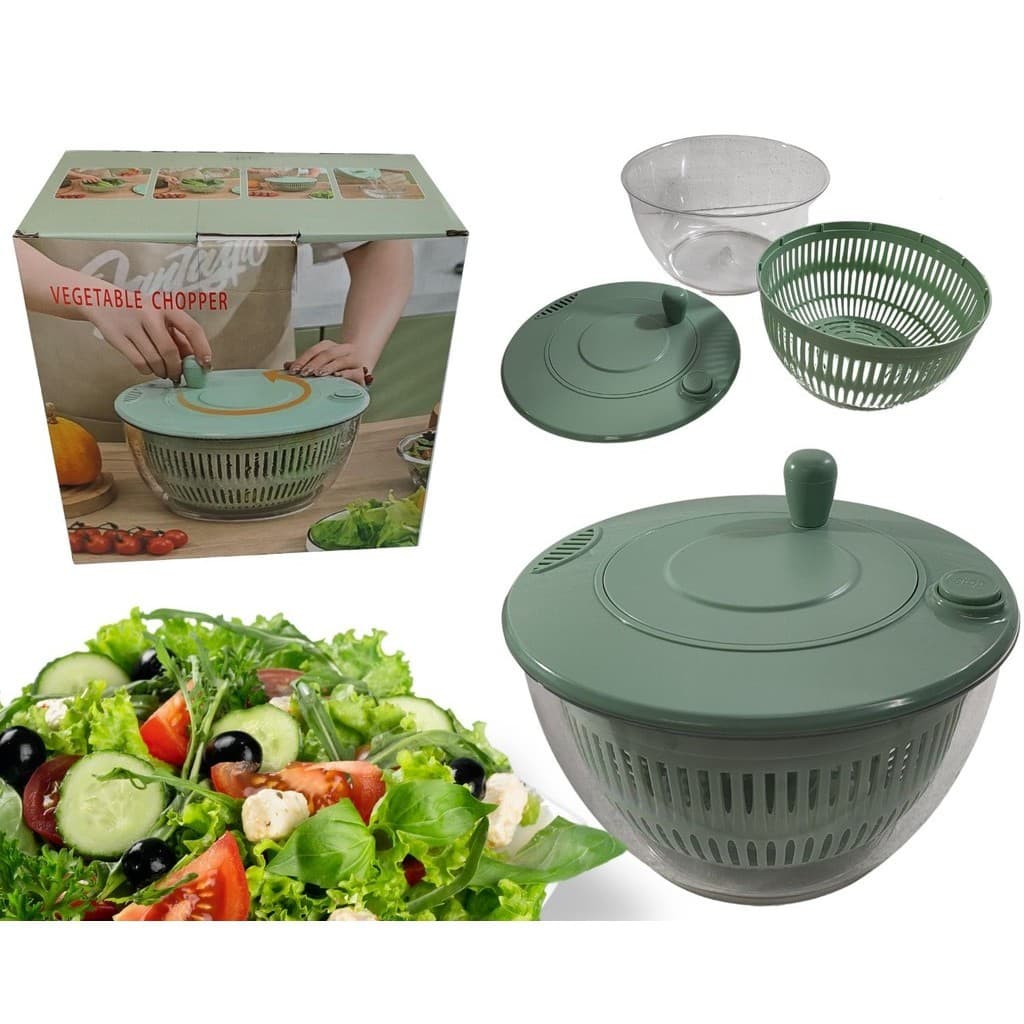 Centrífuga de Alta Capacidade para Saladas e Frutas - Ideal para Uso Doméstico e Profissional