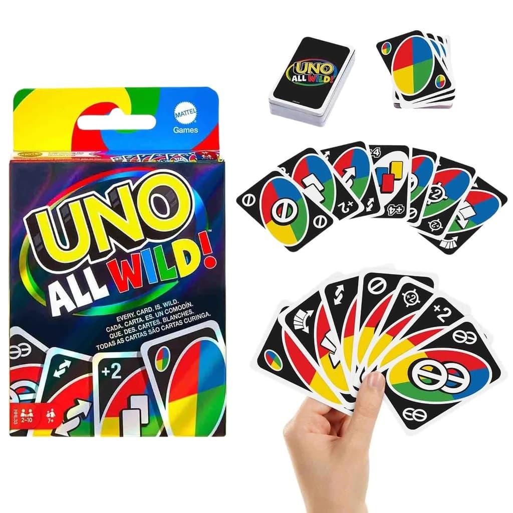 Jogo De Cartas Uno All Wild Original - Mattel
