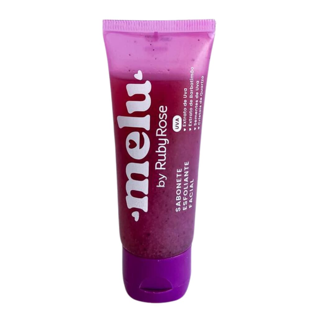 Sabonete Esfoliante Facial Melu Ruby Rose Uva RR4400-3 75G