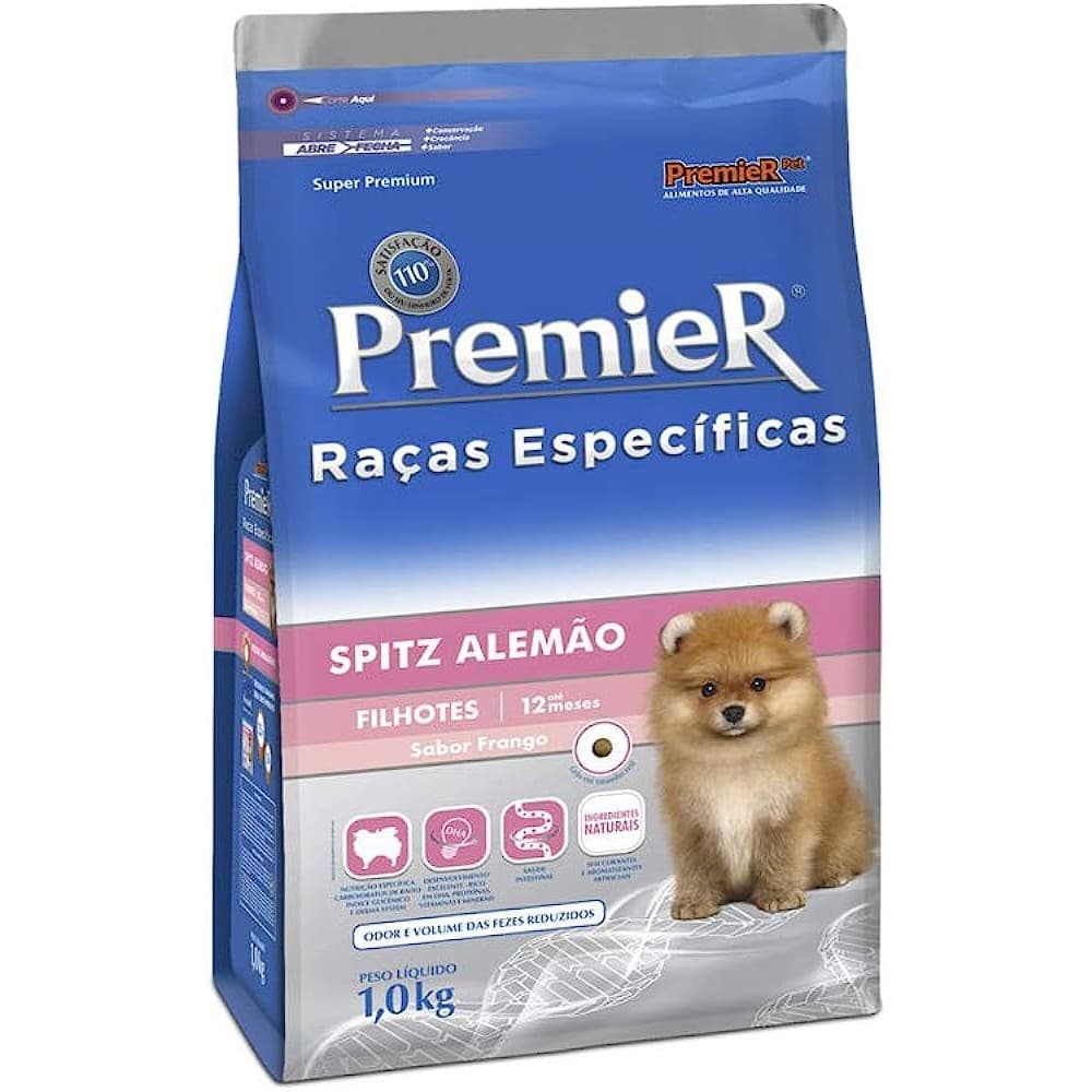 Ração Premier Raças Específicas Spitz Alemão Filhotes 1Kg