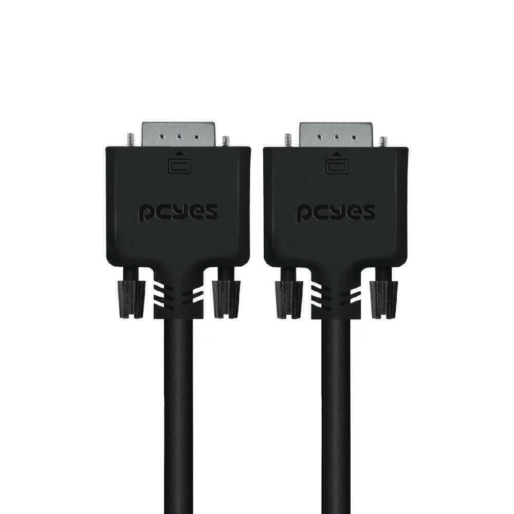 Cabo de Vídeo Vga 15 Pinos Macho para Vga 15 Pinos Macho 28awg Puro Cobre 2 Metros - Pvm15-2