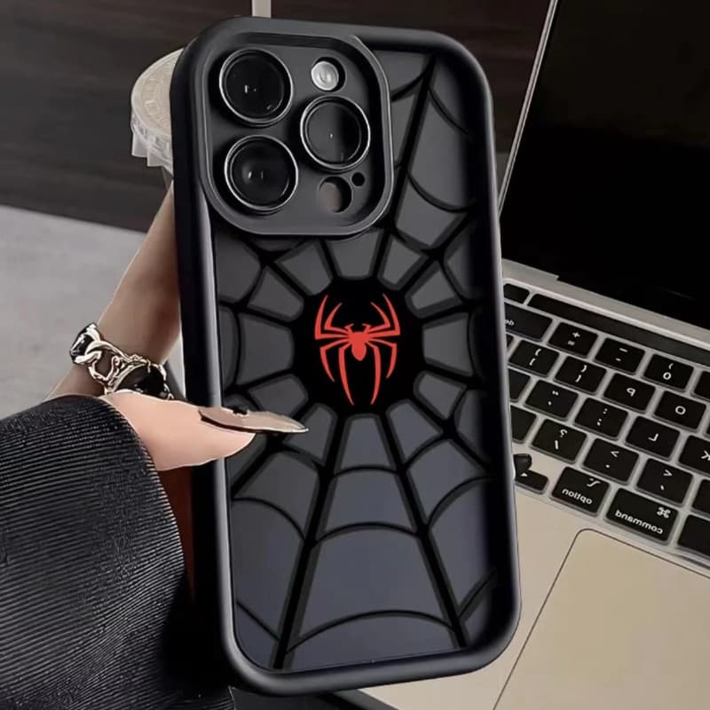 Marvel Homem Aranha Macio Silicone Caso De Telefone Para Xiaomi Poco X7 Pro Redmi A4 Nota 14 + 4G 5G Capa À Prova De Cho