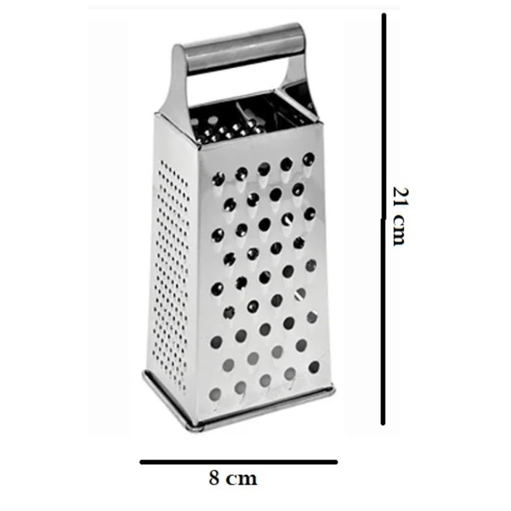 OFERTA Ralador Top Útil 22x8Cm Prático E Fácil de Aço 4 Faces Inoxidável Multifuncional Legumes Queijos universal