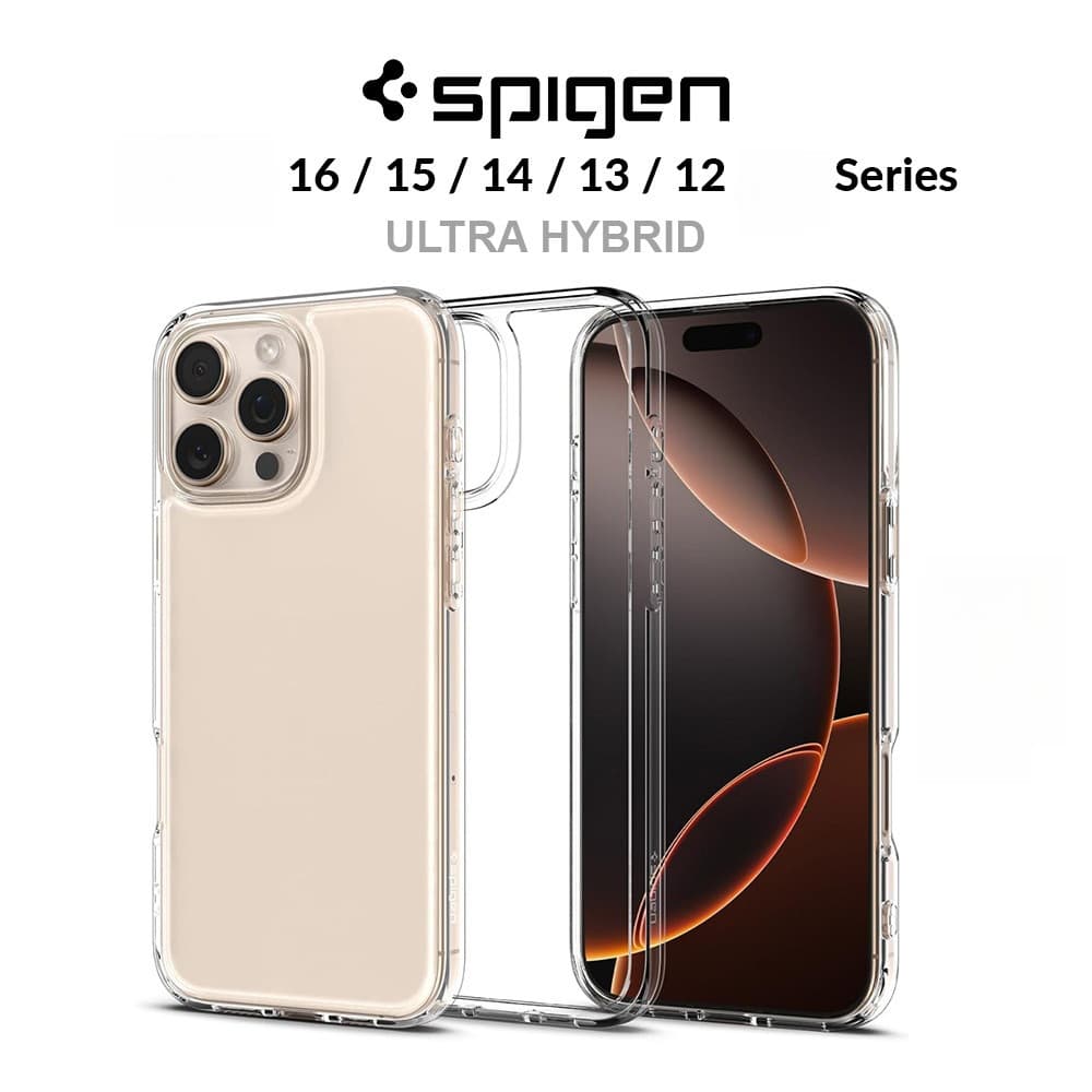 Spigen iPhone 16 Pro Max Case/16 Pro/15 Pro Max/15 Pro/15/14 Para Max/14 Pro/14/13 Para Max/13 Pro/13 Case Ultra Hybri