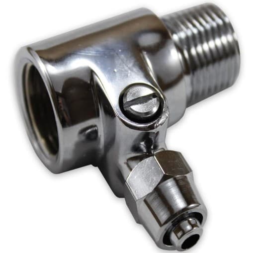 Adaptador Filtro Lorenzetti Vitale Parede Com Registro 1/2 x 3/8 Mangueira Grossa de 9mm