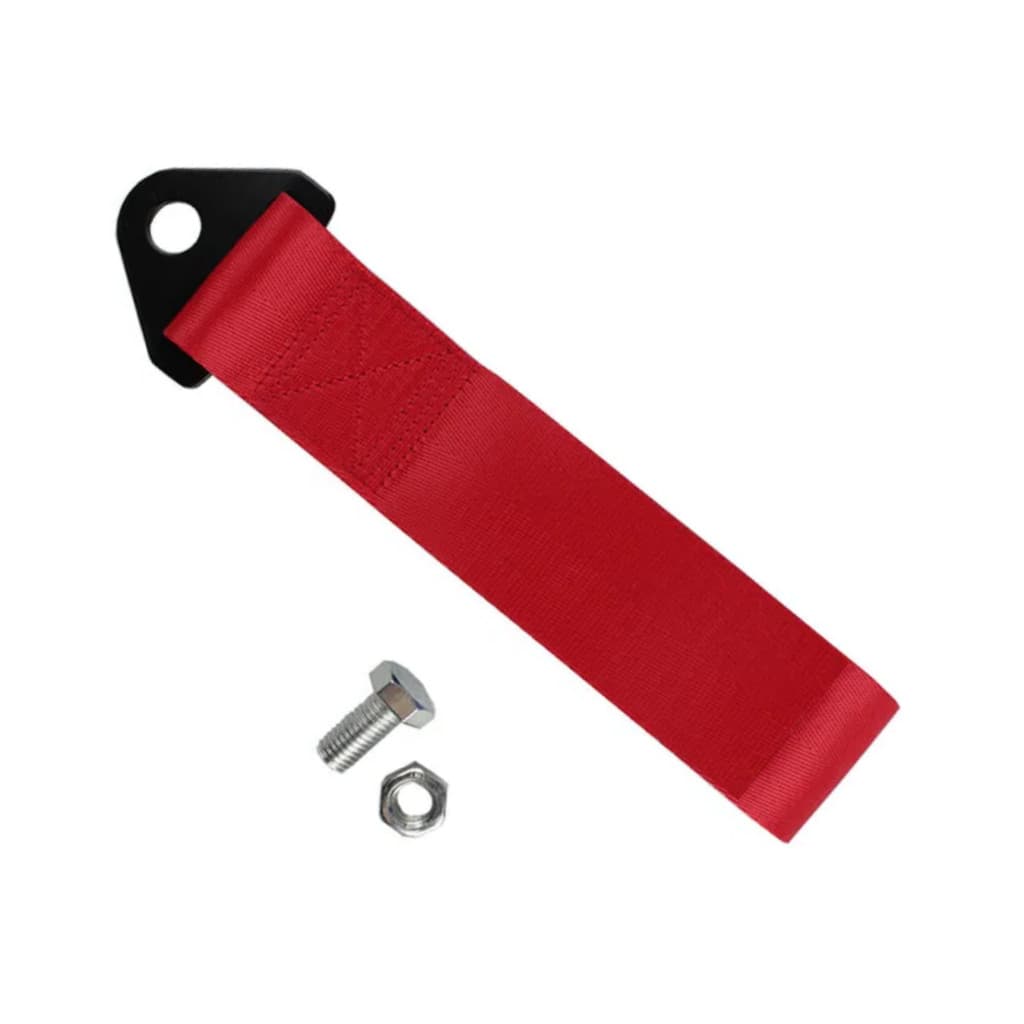 Tow Strap Fita Roboque Cinta Para-Choque Vermelho Estilo BR