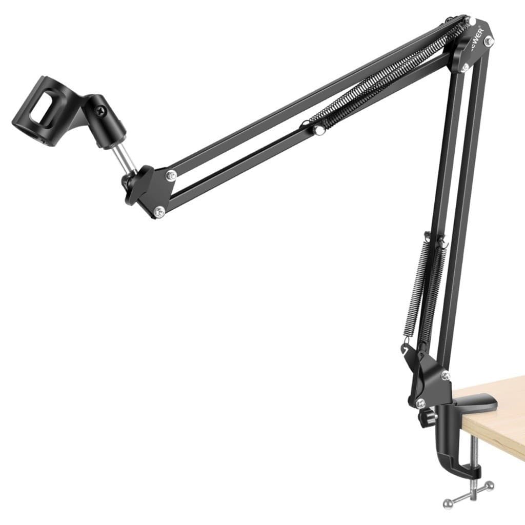 Braço Articulado De Mesa Suporte Microfone Pedestal Condensador
