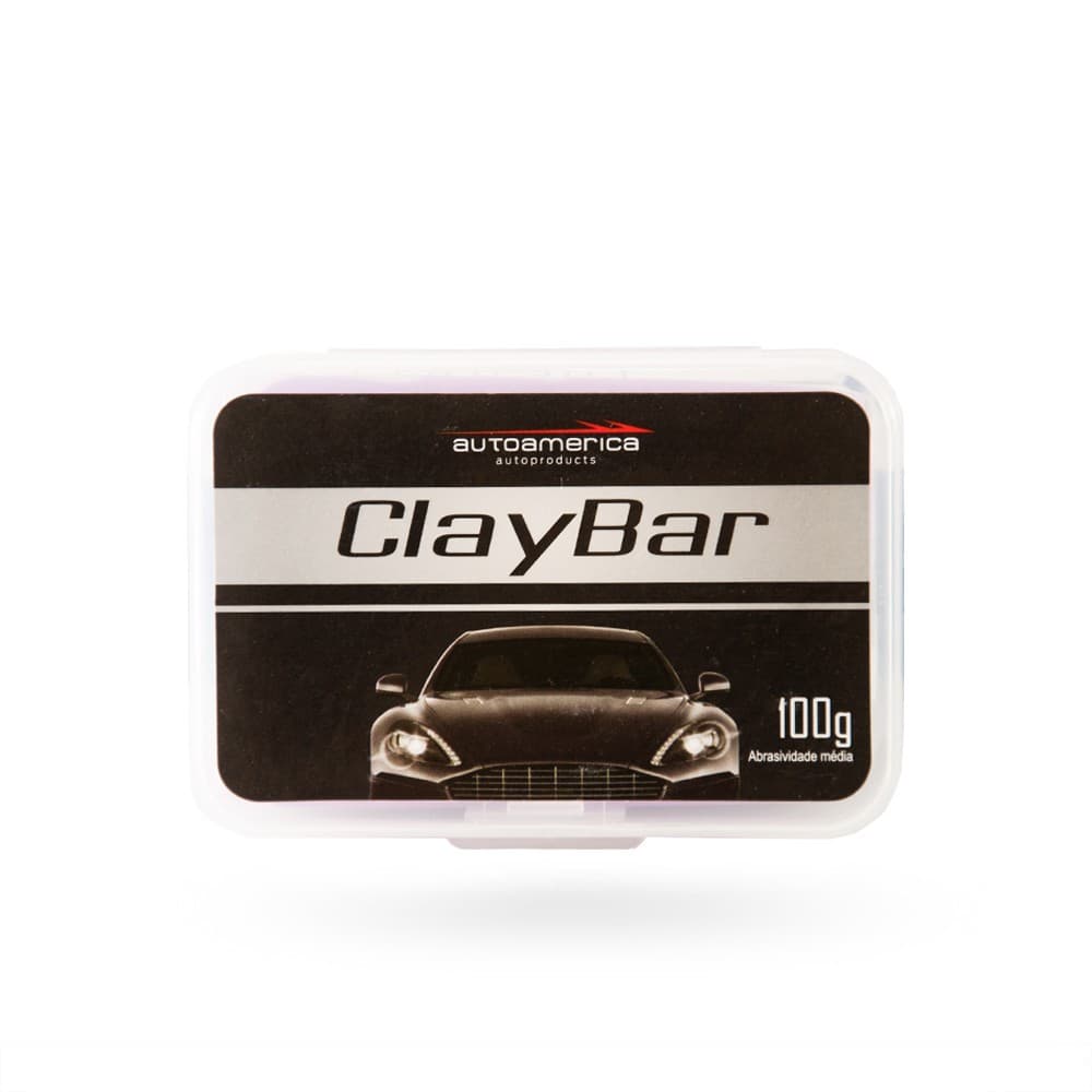Clay Bar Autoamerica Roxa 100G