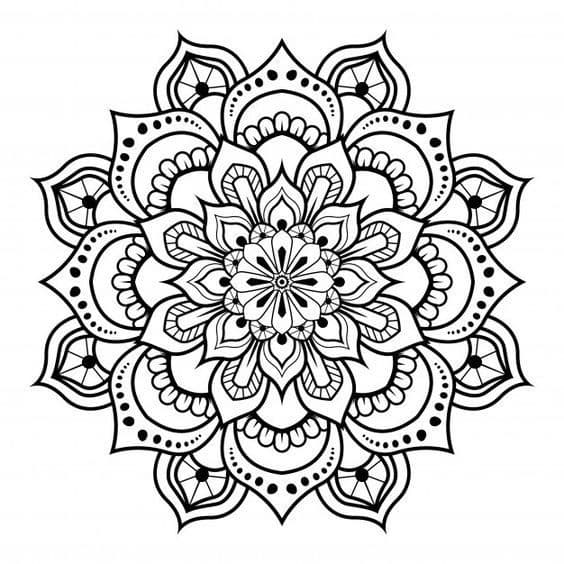 adesivo mandala oriental preto e branco para carro moto  e caminhão ALTA QUALIDADE
