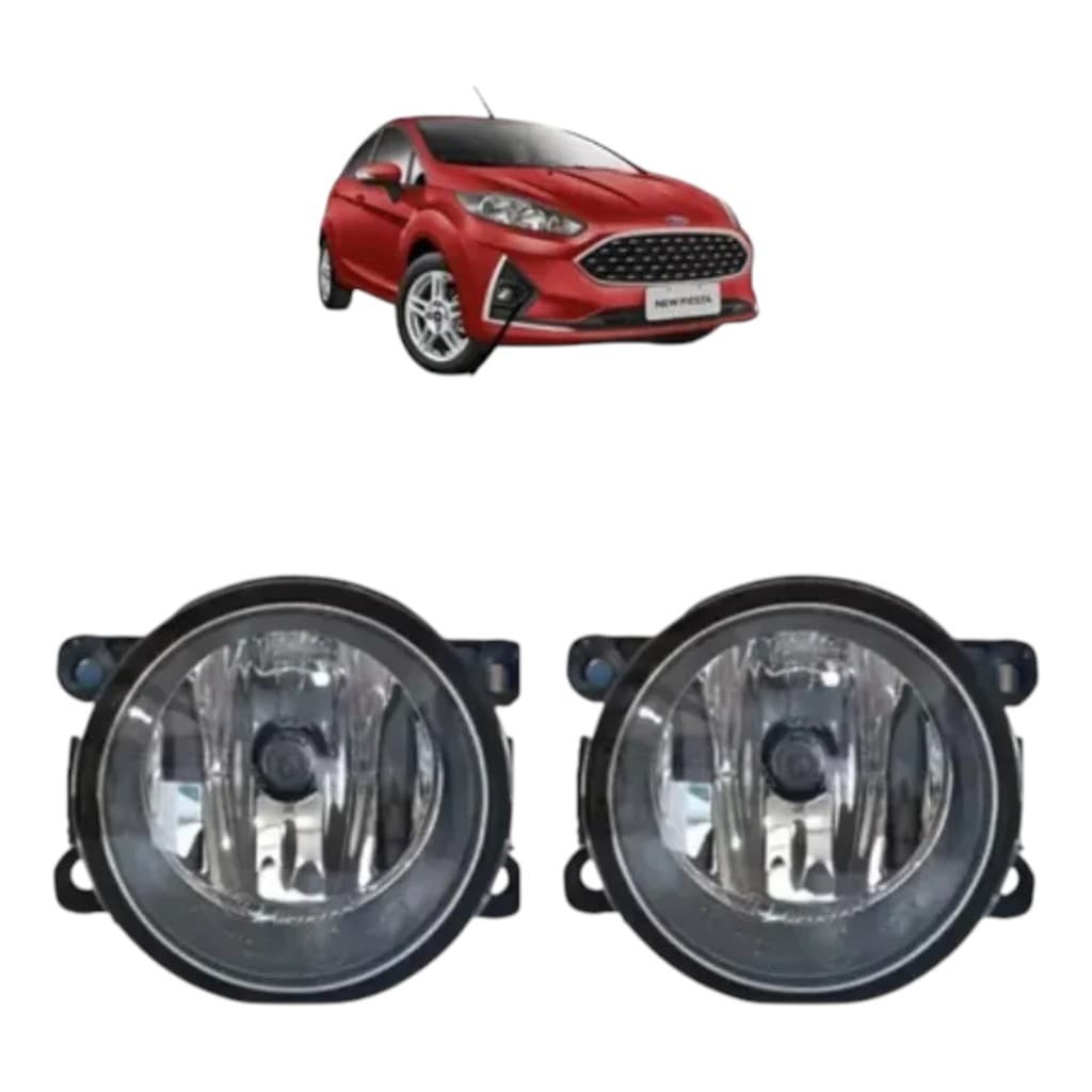 Par Farol Milha C/ Lamp Ford Ka Fiesta Focus Ecosport Fusion Adicionar aos favoritos-4F9Z15200AA