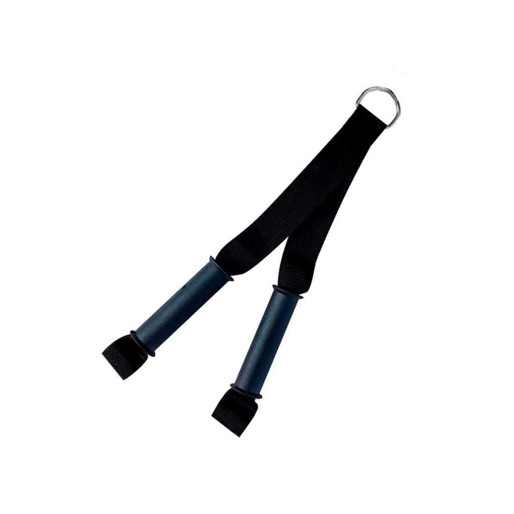Puxador de Tríceps Com Manopla Pulley Corda Treino Musculação Equipamento Para Academia Funcional