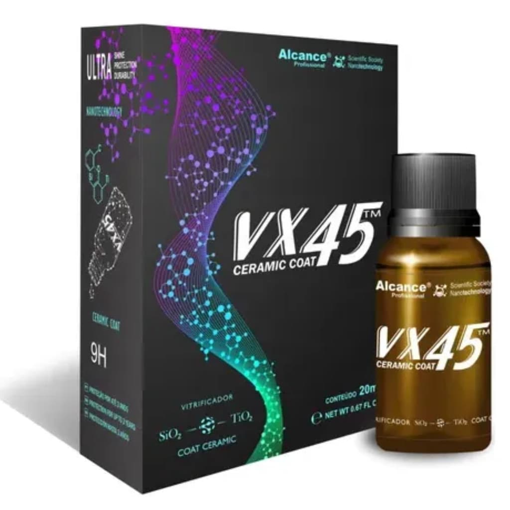 VX45 Alcance 20ml – Brilho e Proteção Cerâmica Automotiva