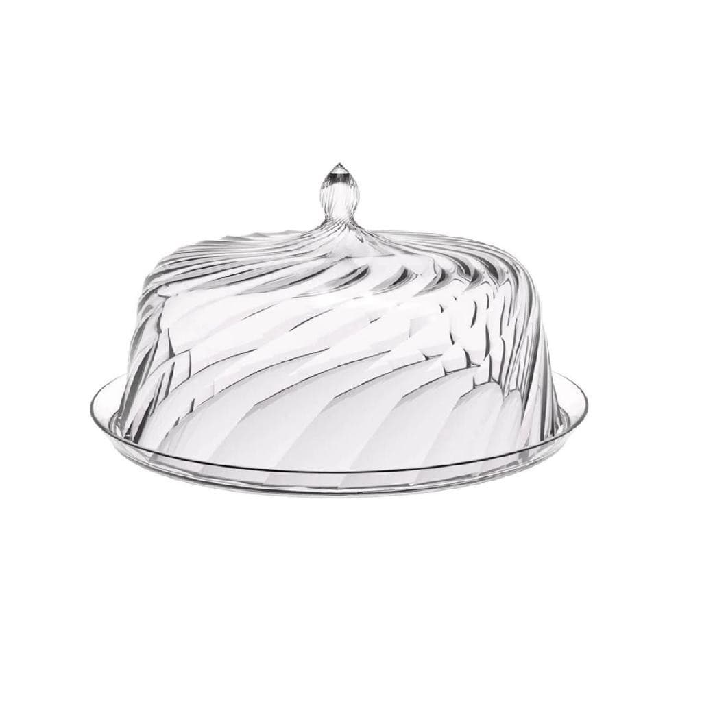 Porta Bolo 25cm Transparente Design Inovador