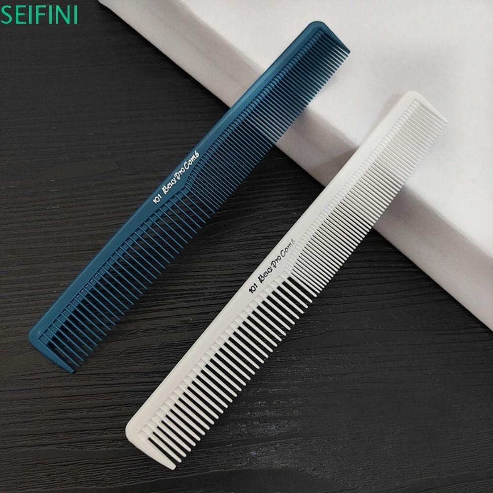 Pentes De Cabeleireiro SEIFINI , Escovas De Cabelo Retas Antiderrapantes Antiestáticas , Pente De Corte Durável Branco