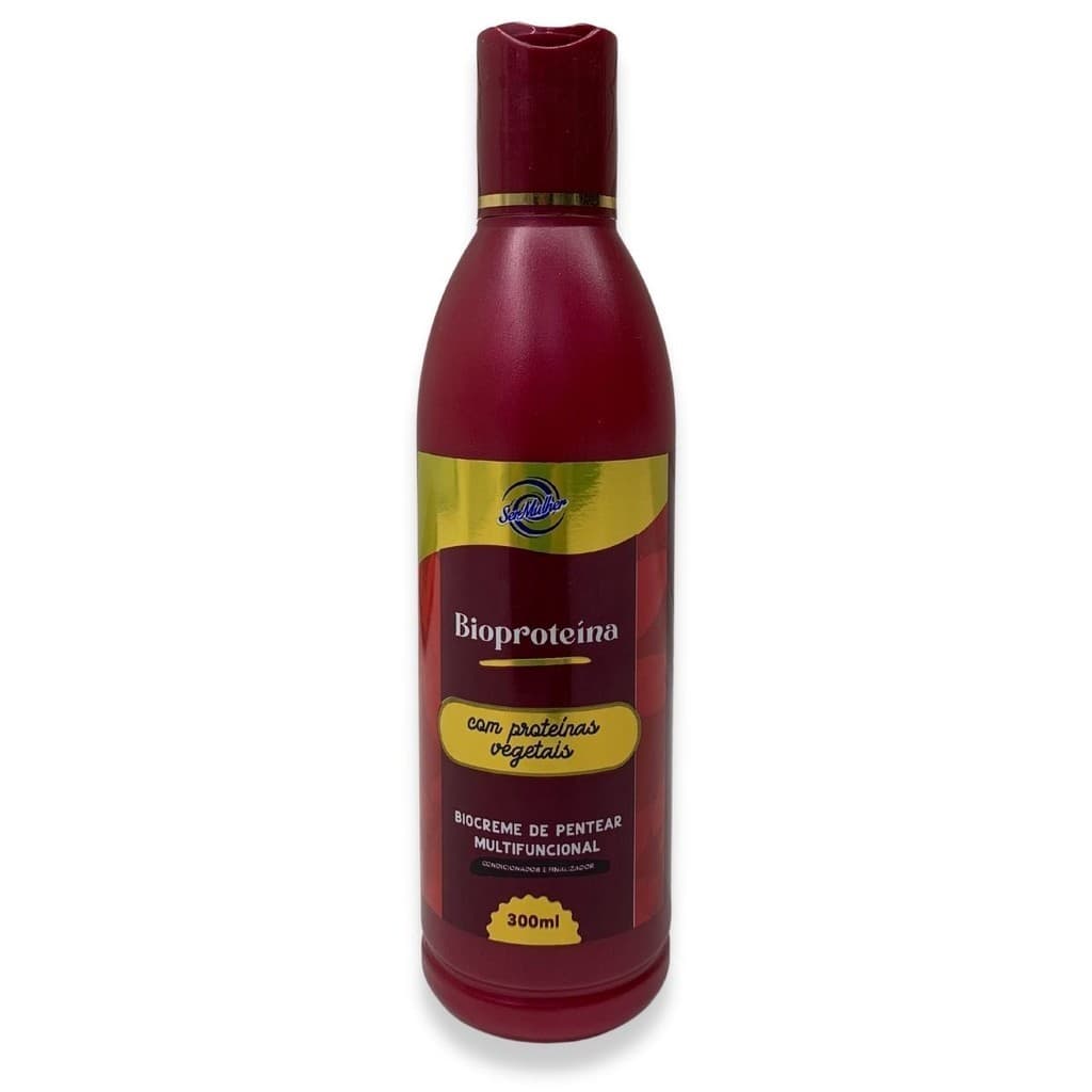 Creme Condicionador de Pentear Bio Proteína e Finalizador Para Cabelos Orgânicos 300 Ml