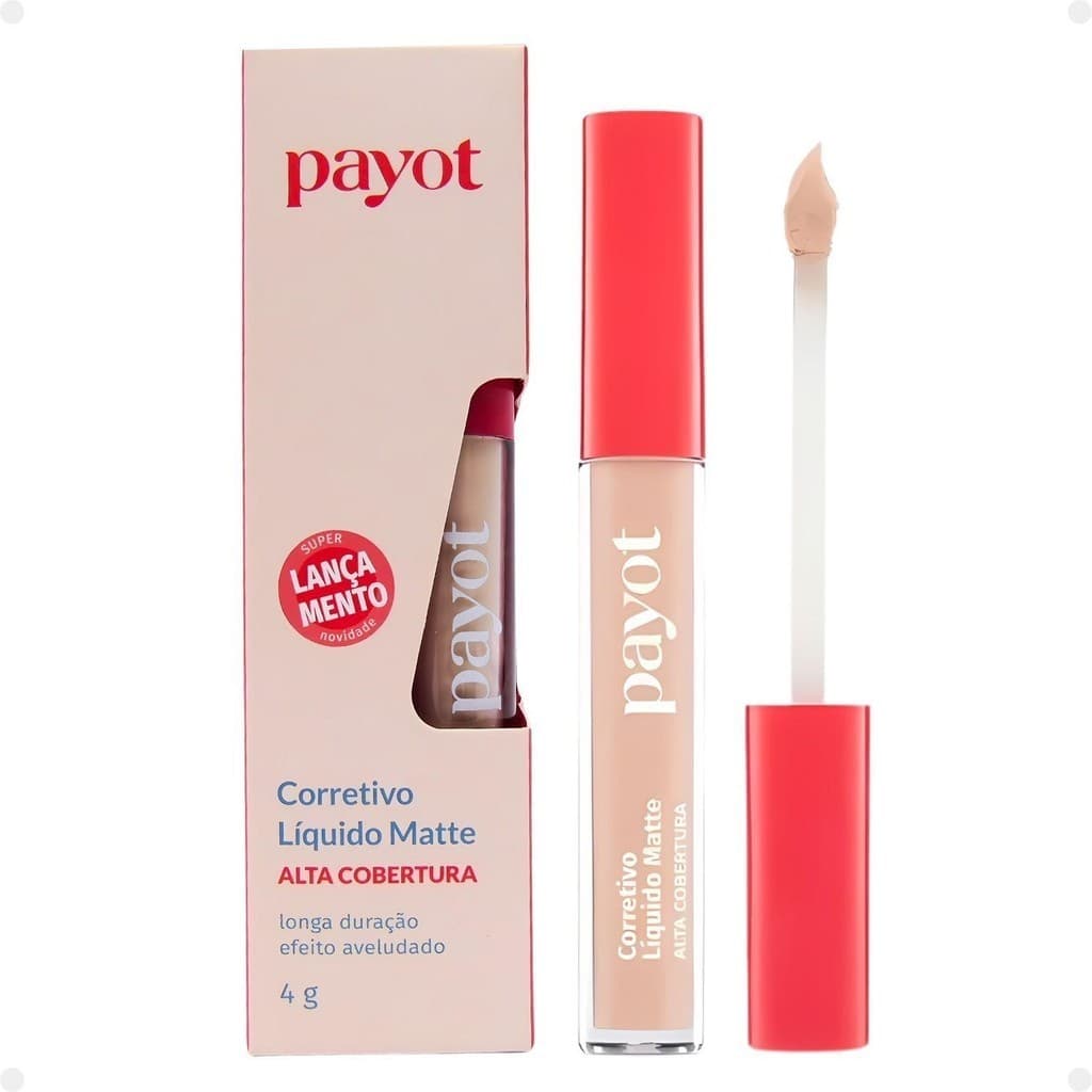 Corretivo Líquido Matte Payot Alta Cobertura Cor 1.5