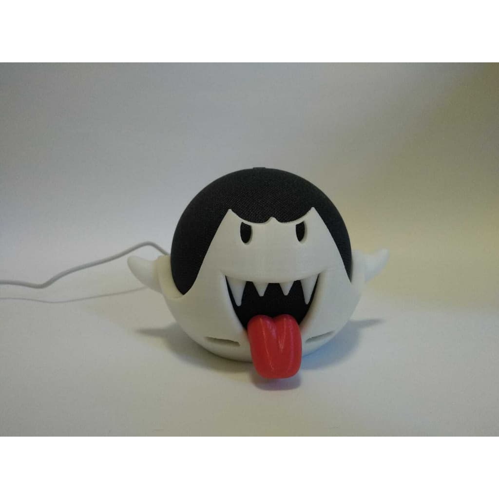 Suporte Alexa Dot 4 Fantasma Booo Super Mario Bros Word Star
