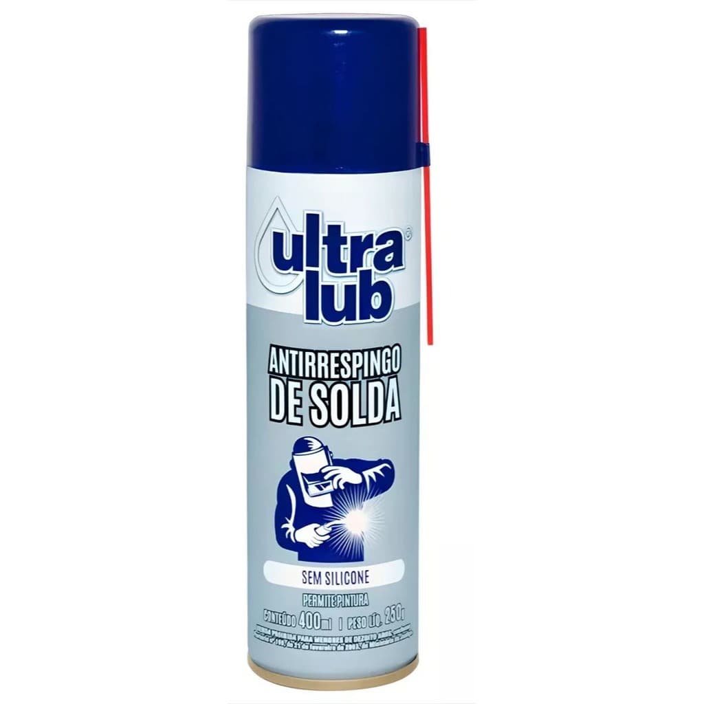 Antirrespingo de Solda Spray sem Silicone 400ml Ultra Lub