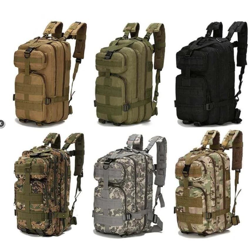 Mochila Militar Tática 40L DESC Impermeável Reforçada Esportiva ao Ar Livre + Brinde Bandeira