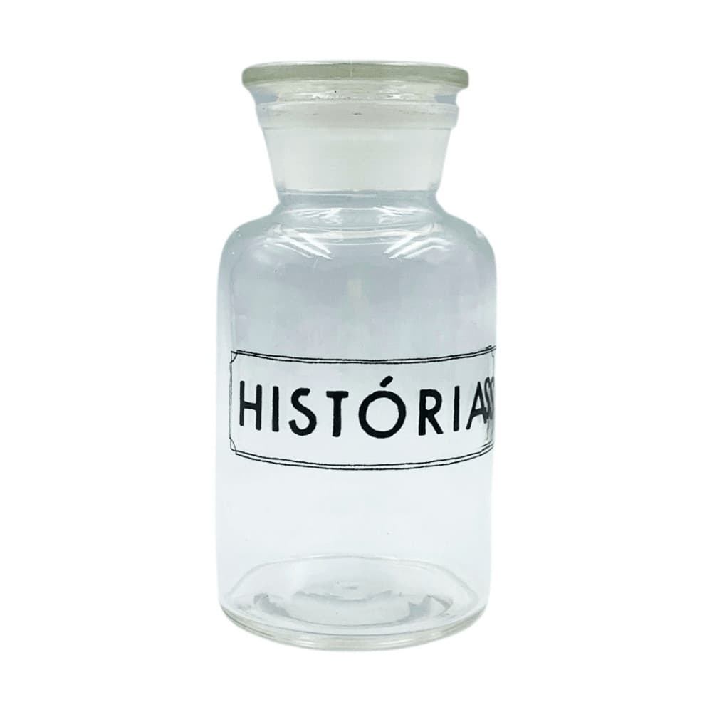 Frasco de Vidro Histórias - Casa Toco