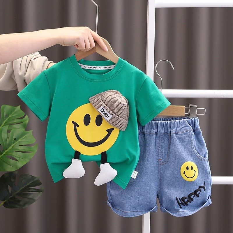 Crianças roupas de verão bebê menino dos desenhos animados camiseta + Shorts 2 peças/Set criança Casual roupas esportiv