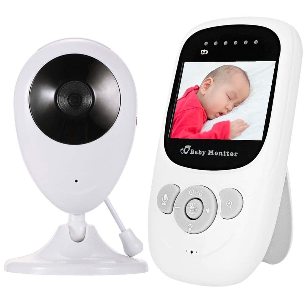 Babá Eletrônica Câmera Wifi Bivolt Visão Noturna Som Ambiente Canções e Monitoramento de Temperatura