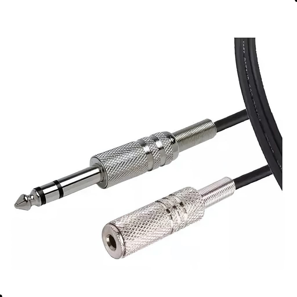 Cabo Extensor Para Fone De Ouvido P2 P10 Blindado 7m