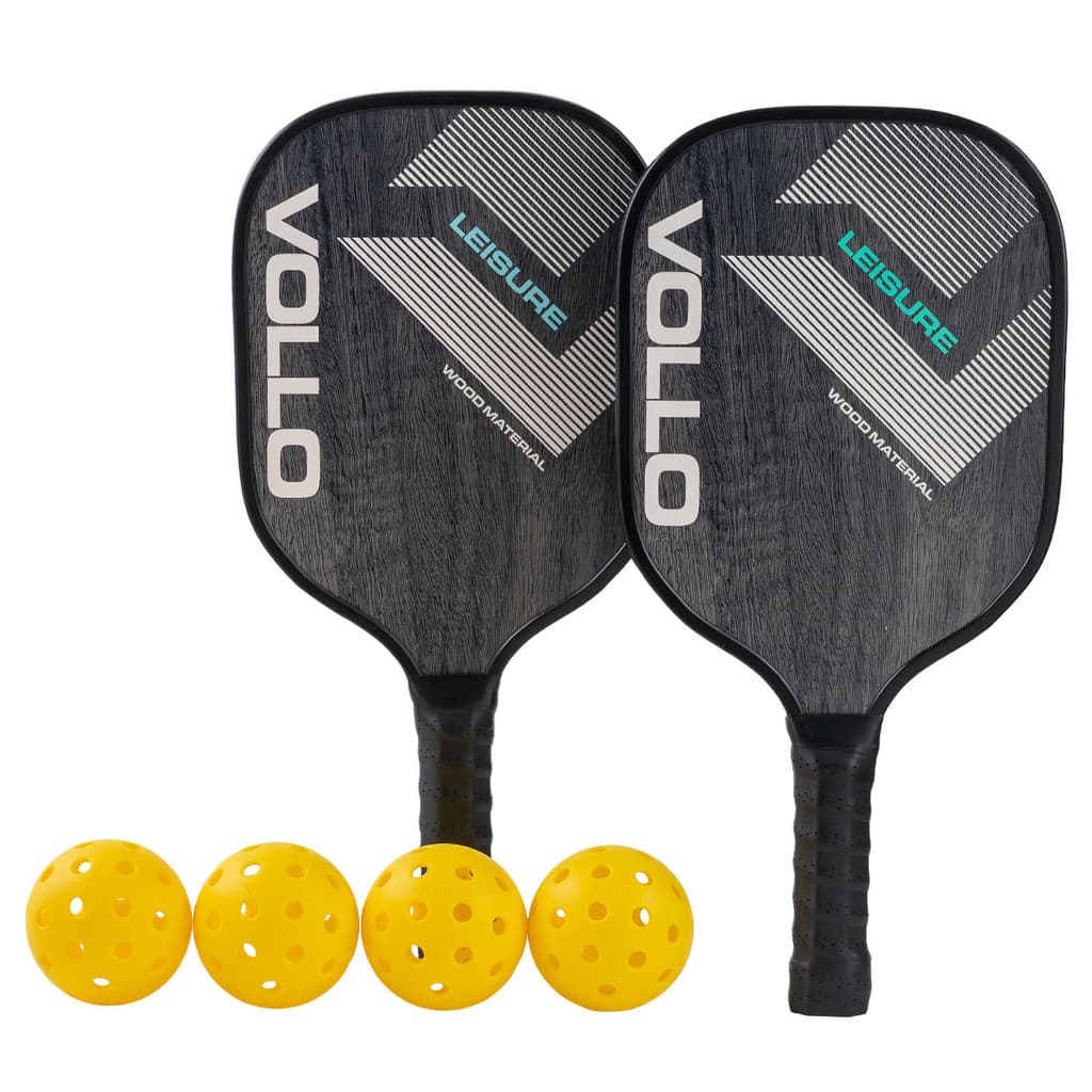 Kit Pickleball Oficial 2 Raquetes + 4 Bolas + Bolsa Proteção