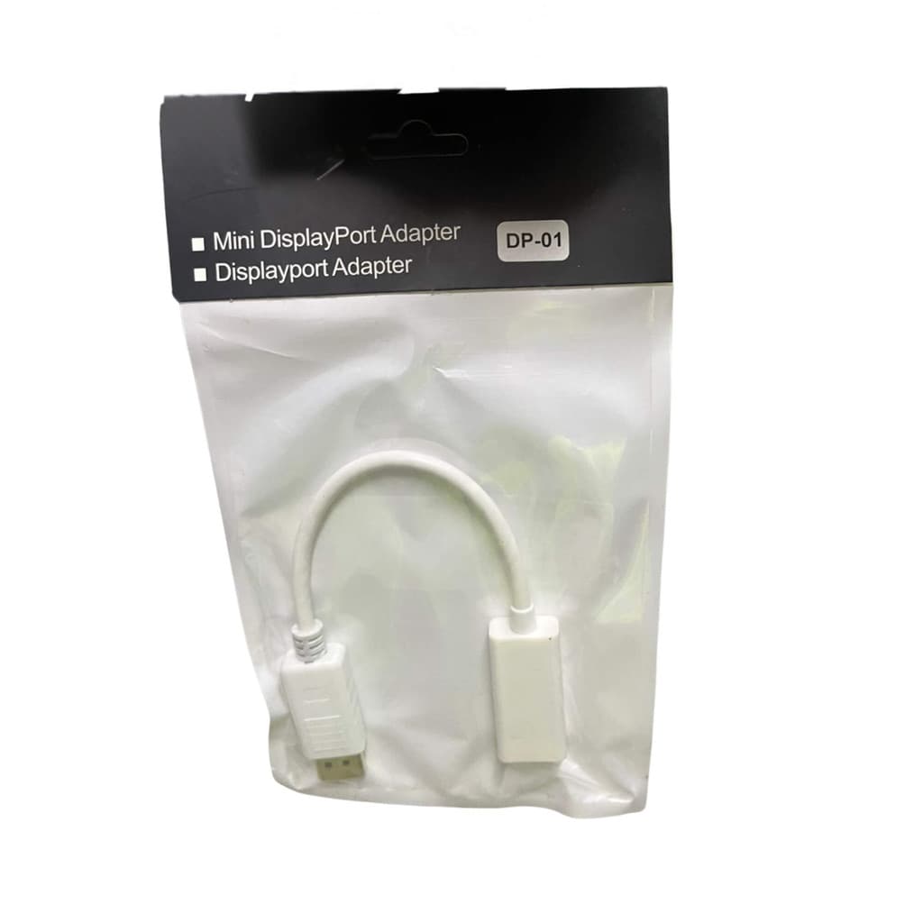 Cabo Adaptador Conversor Displayport JC-CB-DMI Para HDMI Fêmea 18Cm Branco 6972147640743 - F3