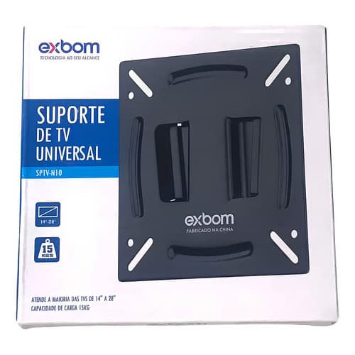 Suporte Universal Para Tv E Monitor De Parede Fixo 14 A 28