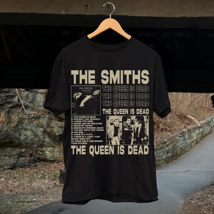 Camiseta Unissex Estampa The Smiths The Queen Is Dead - Blusa de Malha 100% Algodão - Envio Rápido - DR Bigorna