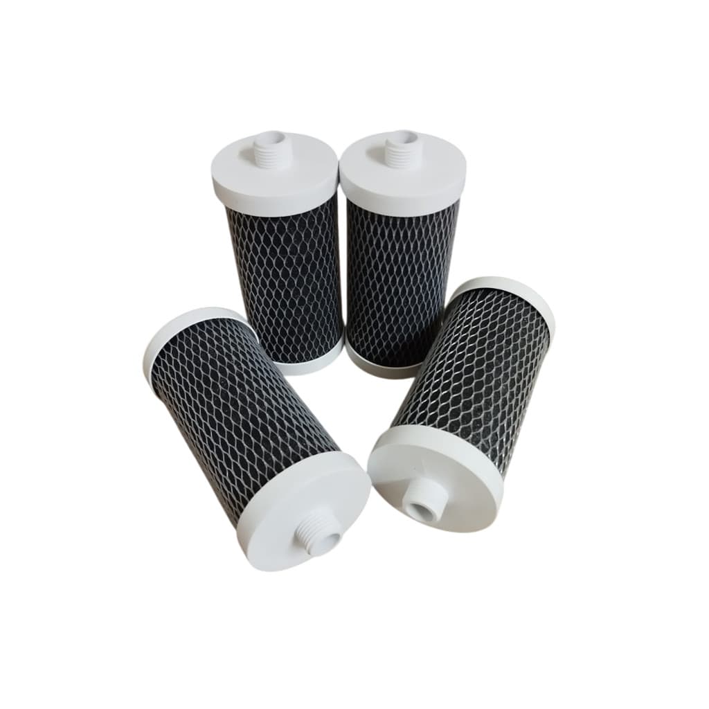 KIT 04 Vela/refil Para Filtro Igatu 446 Carbon Block Cor Preto