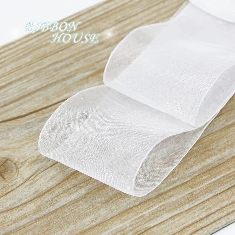 50m/Rolo 5cm De Largura Fitas Organza Em Várias Cores Para Decoração De Casa De Embrulho De Presente