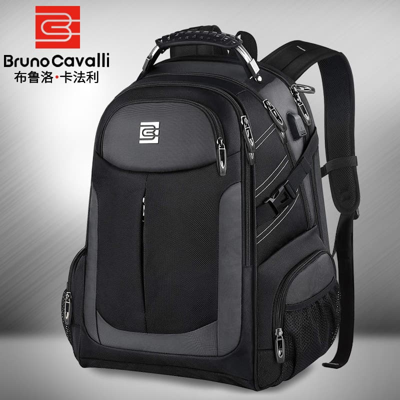 Bolsa masculina genuína mochila de novo estilo mochila masculina bolsa de viagem de grande capacidade 57cm jogo Notebook