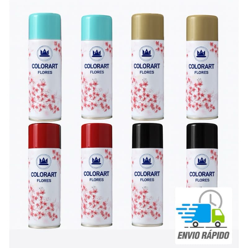 2 Tinta Spray Flores Naturais e Artificial 300ml  - Colorart