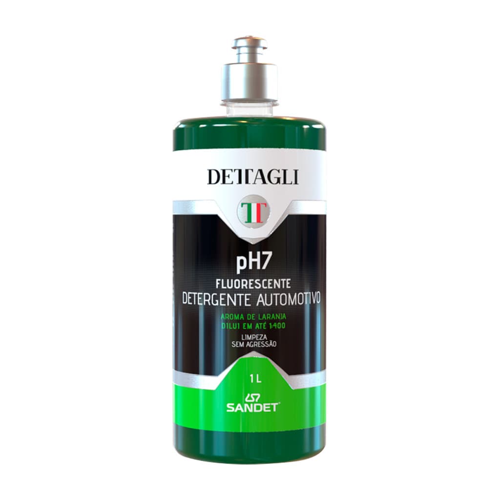 Detergente Automotivo pH7 Fluorescente Limpeza Neutra 1L
