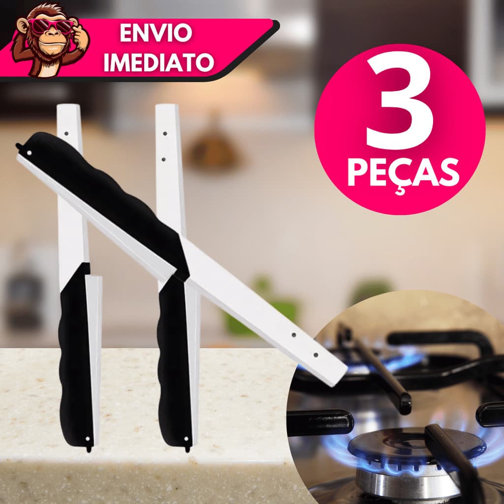 Kit 1/2/3 Acendedores de Fogão Manual Inox – Utensílio de Cozinha Doméstica, Restaurante e Churrasco