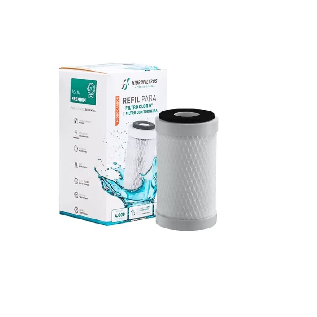 Elemento Filtrante Carbon Block Refil Para Bebedouros Frisbel
