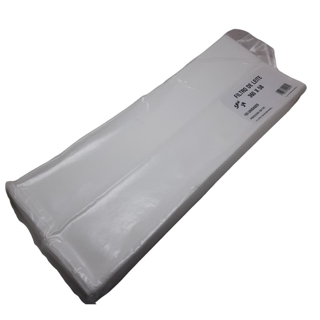 Filtro De Leite TNT Ordenha Canalizada  360 X 58 c/ 100 uni.