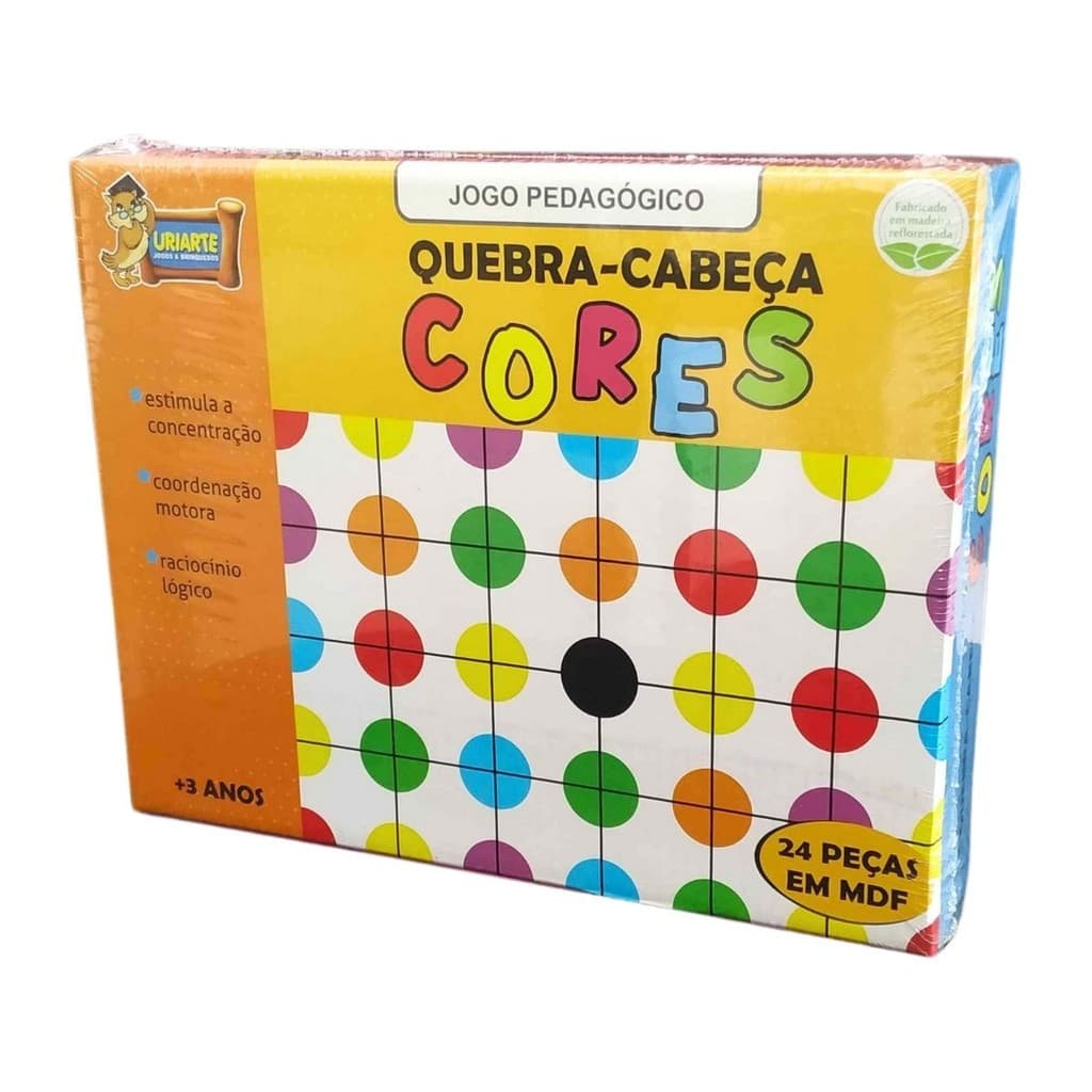 Quebra Cabeça Pedagógico para Brincar e Aprender Jogos de Passa Tempo e Desenvolvimento Lógico