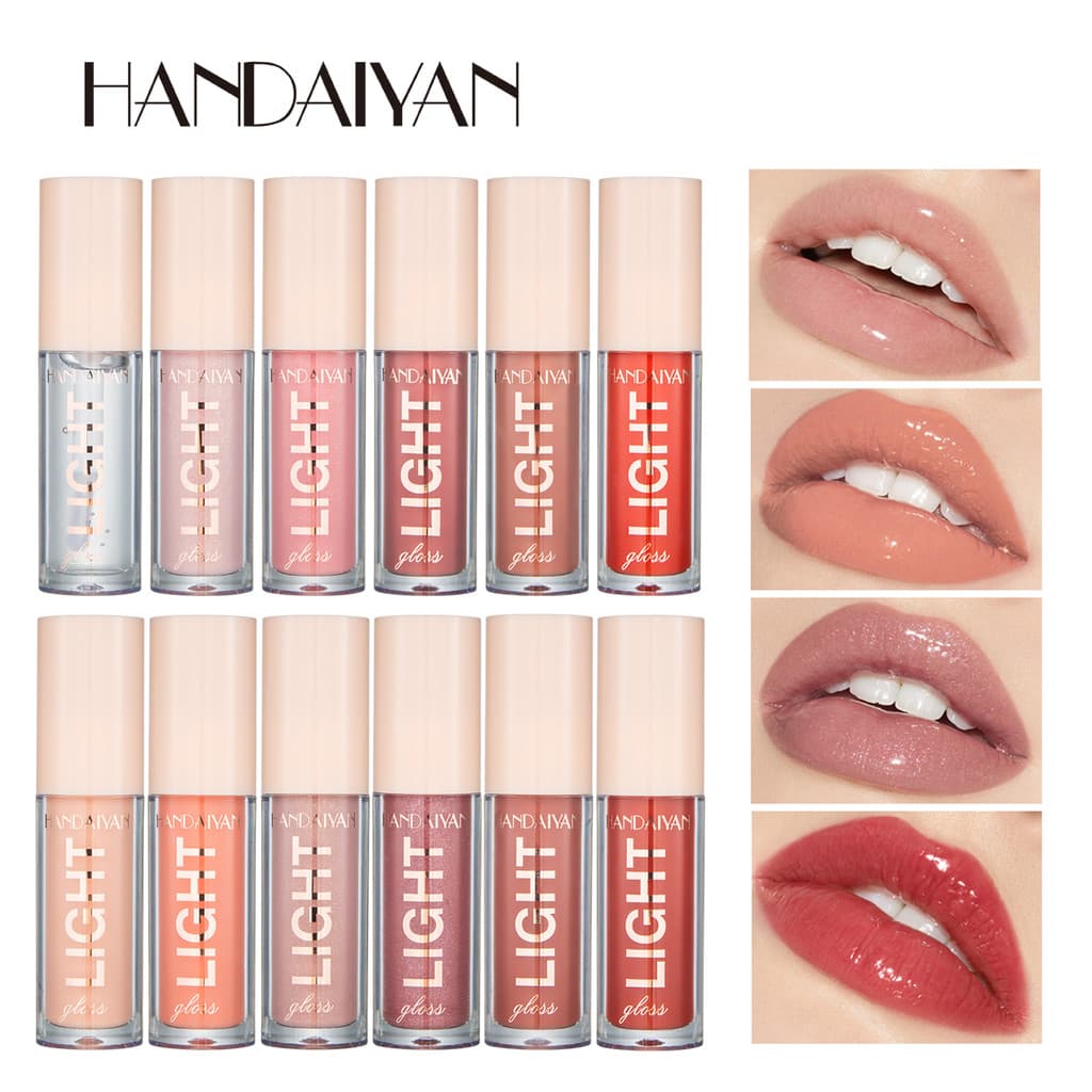 Gloss Labial Light Handaiyan Brilho E Hidratação - Escolha A Sua Entre 12 Cores Lindas