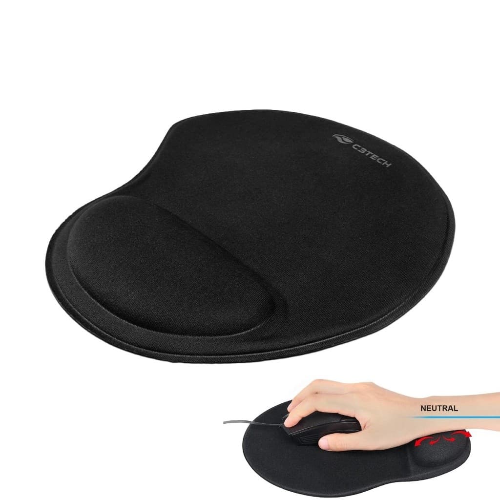 Mouse Pad Com Apoio Ergonômico MP-50 C3Tech
